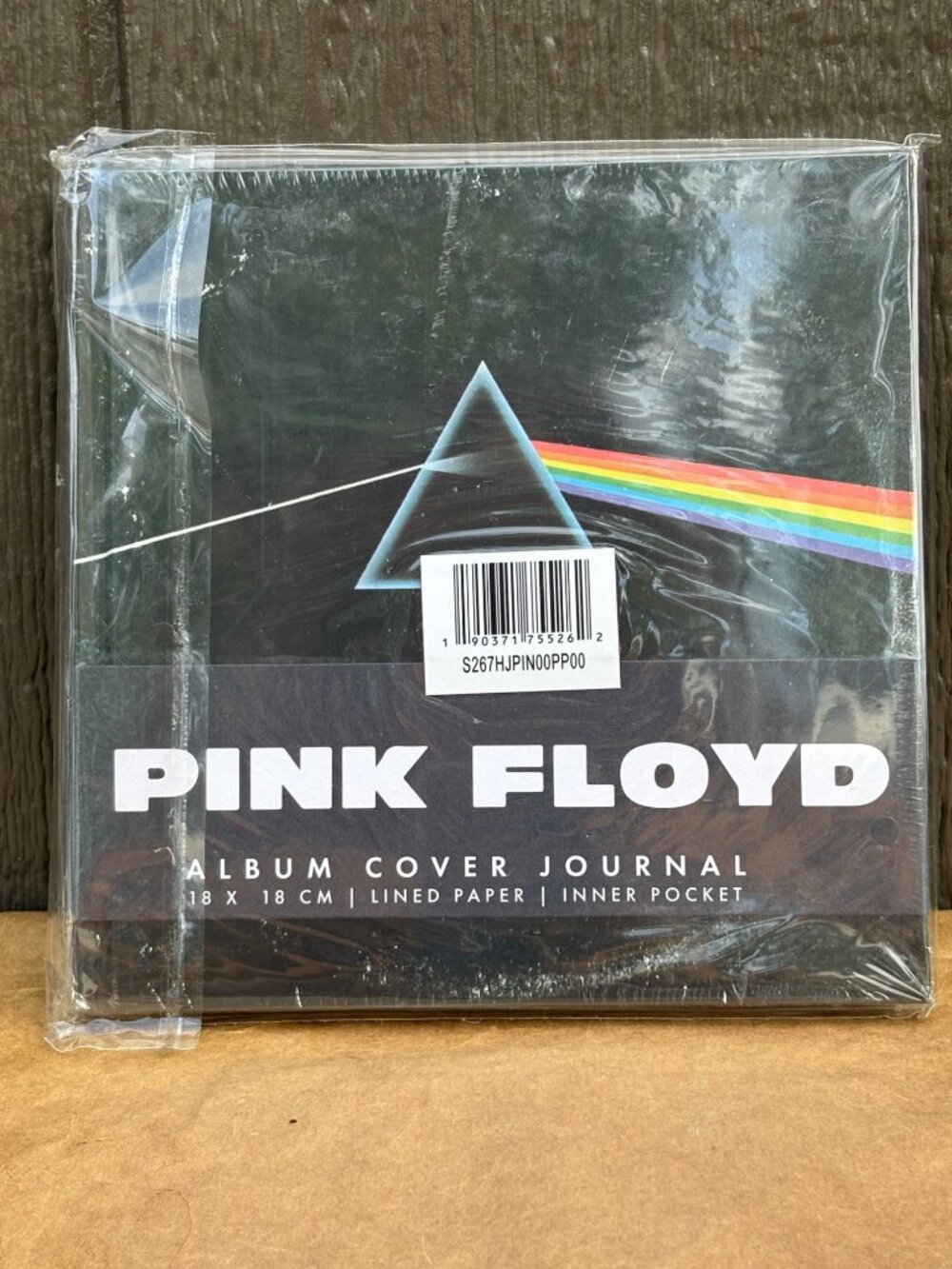 Pink Floyd Album Cover Journal 7" x 7" Lined Paper Dark Side of the Moon